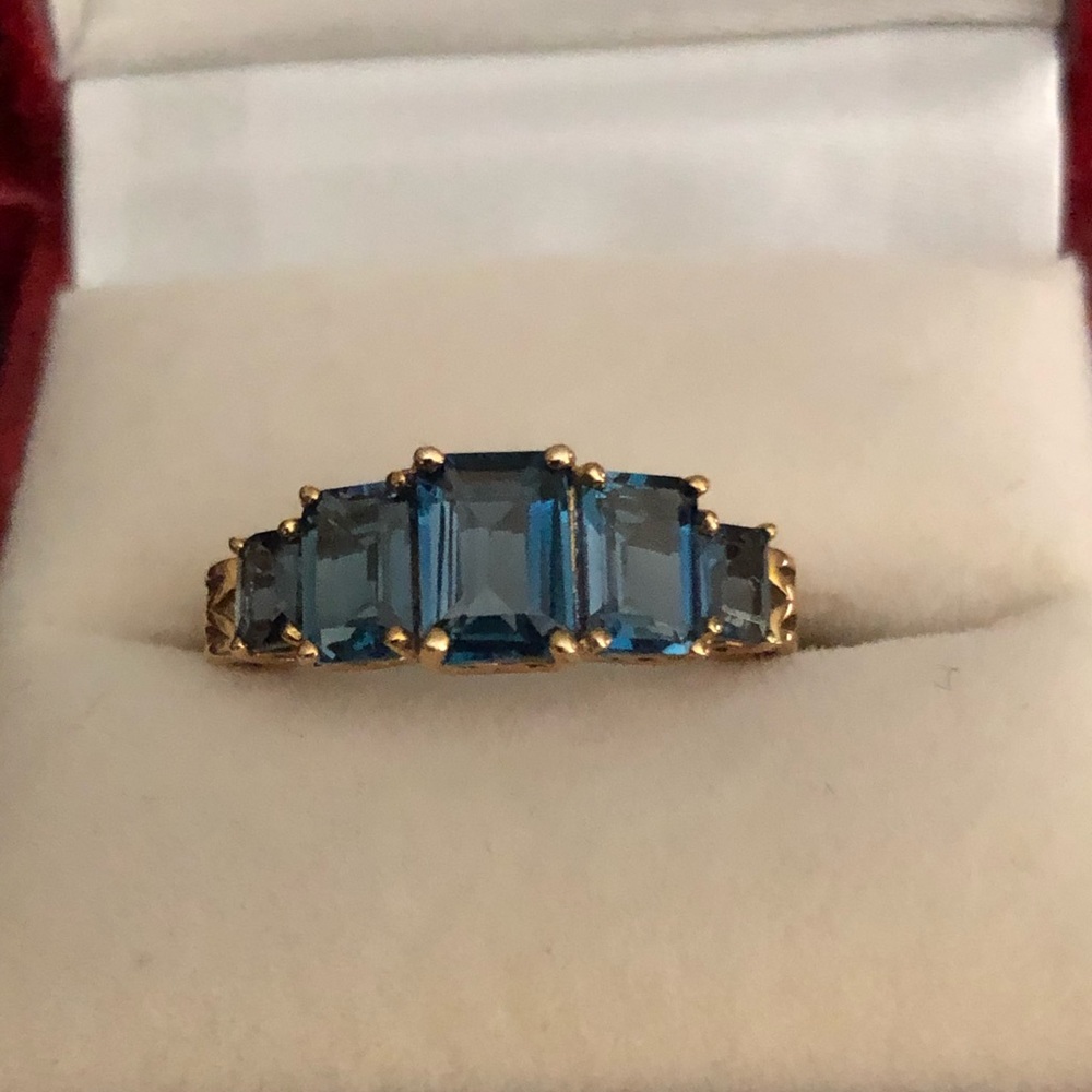 London Blue Topaz ring